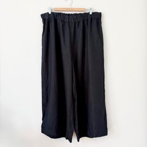 Elizabeth Suzann Florence Pant in Black Midweight Linen 2XL